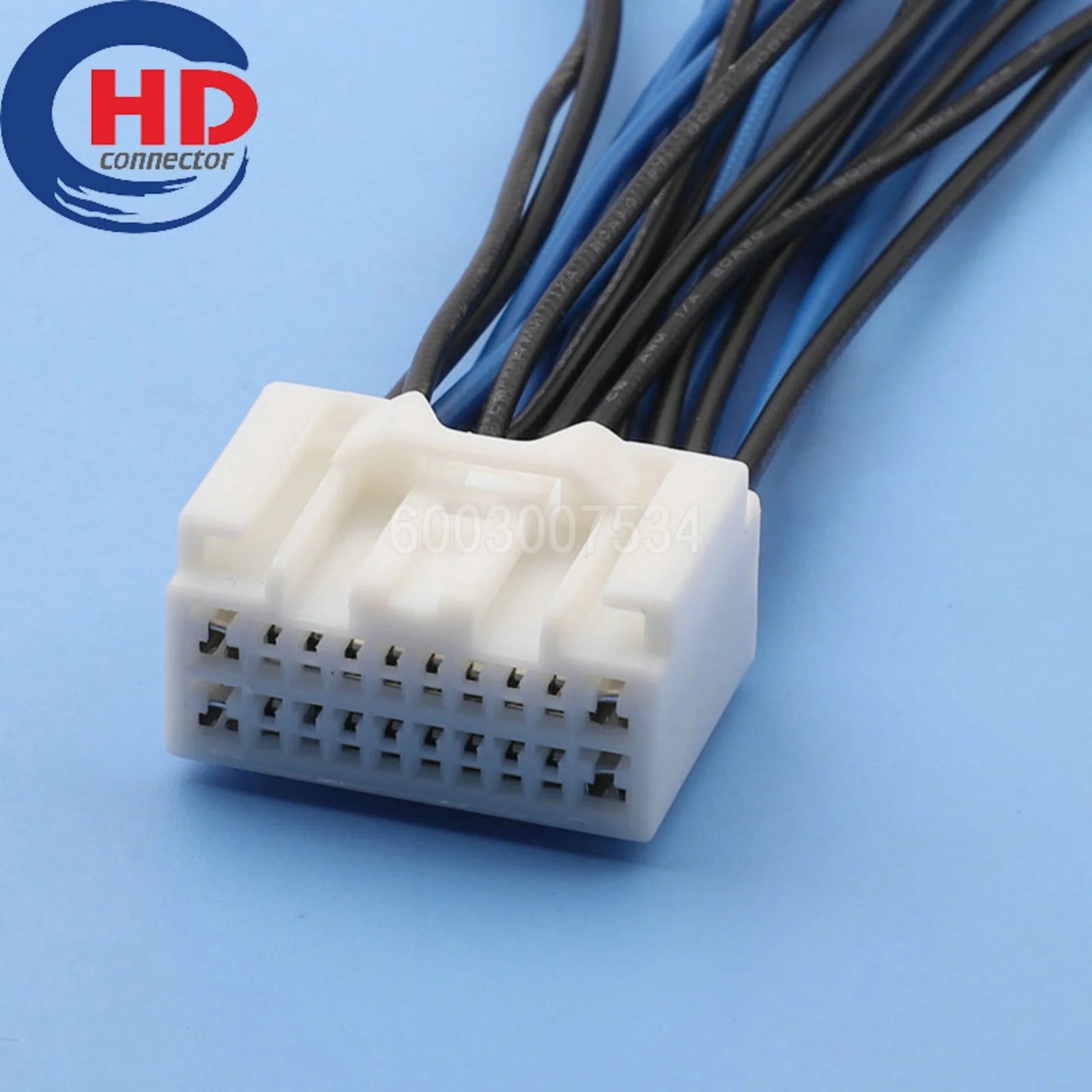 20 Pin Connector 1.0mm 2.3mm Series Female Connector Cable Plug Motorcycle Electrical Harnesses Wiring Harness 7283-1309