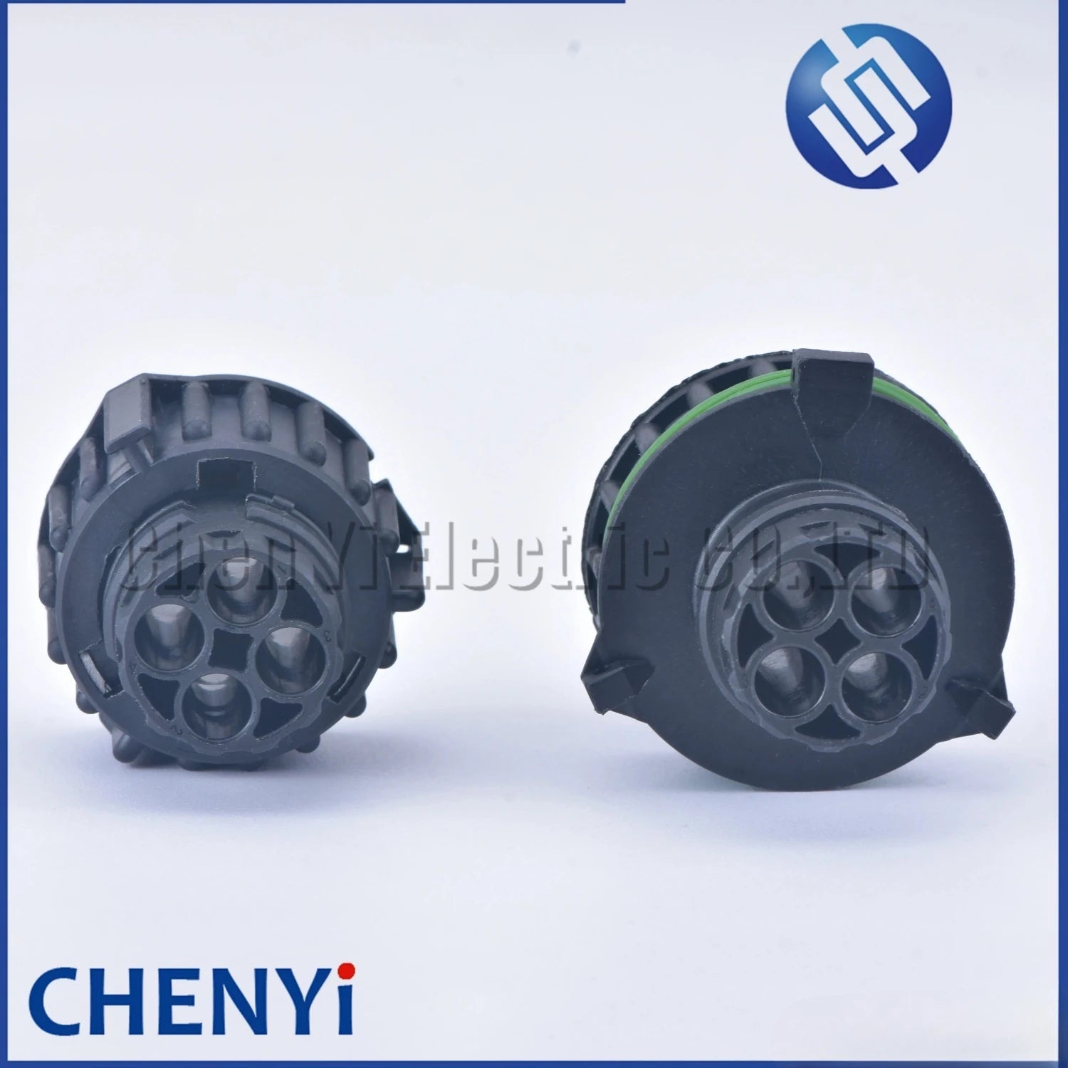 2 sets 4 Pin round odometer speed sensor plug Auto waterproof connector 1-967402-1 1-967325-1 with Pin cable Sheath For HOWO A7