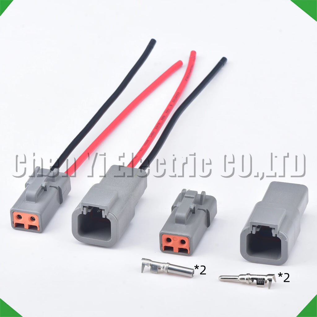 2-Pin Connector Connector series Automotive waterproof connector DTP06-2S DTP04-2P