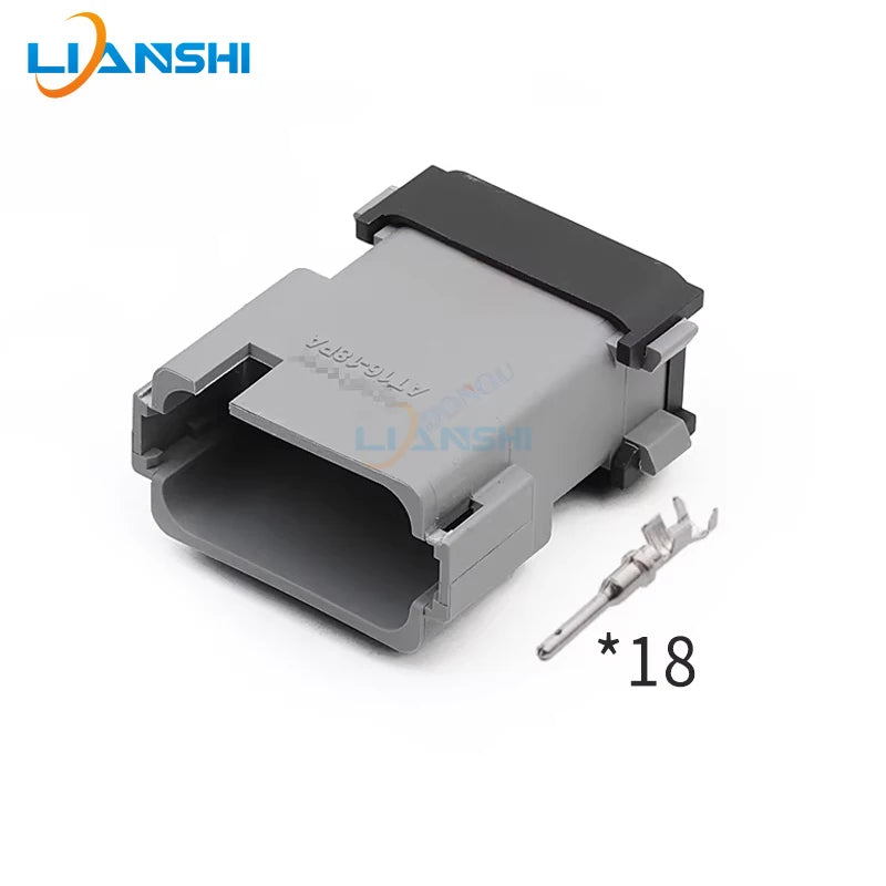 AT16-18SA-EK02 male-female AT16-18PA-EK02 connector with 18-pin wiring harness plug and terminals