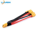 XT60 and cable one tow three points three male female plug soft silicone wire model plane battery plug 12/14AWG