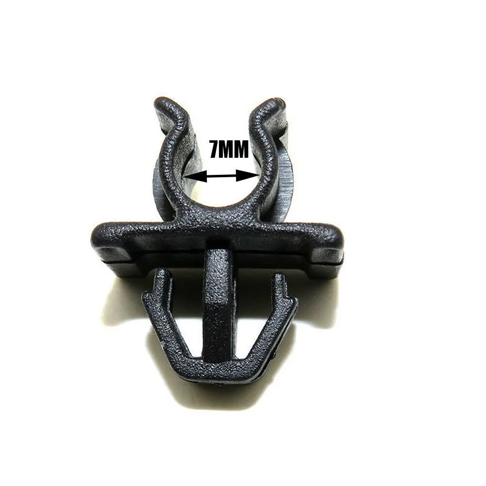 2pcs Car Hood Prop Rod Clip Stay Clamp Holder For Nissan Plastic Black GOOD QUALITY Fastener Retainer