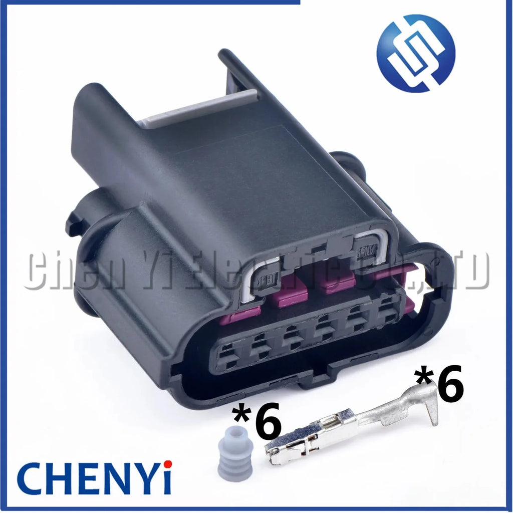 6 Pin Automotive waterproof connector car electronic accelerator pedal Wire harness Plug 1K0973706 1K0 973 706