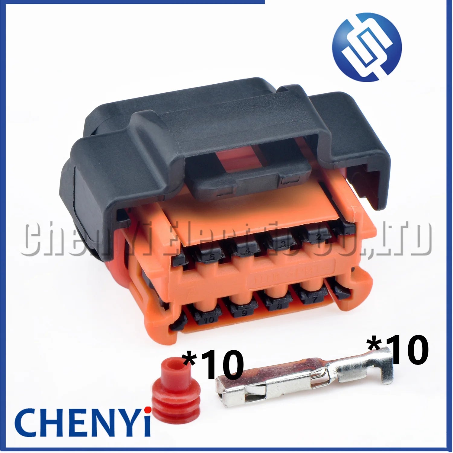 10 Pin/way car headlamp Headlight Lamp plug Cable Harness connector 98788-1201 For Peugeot 307 308 408 3008 Citroen C4L Renault