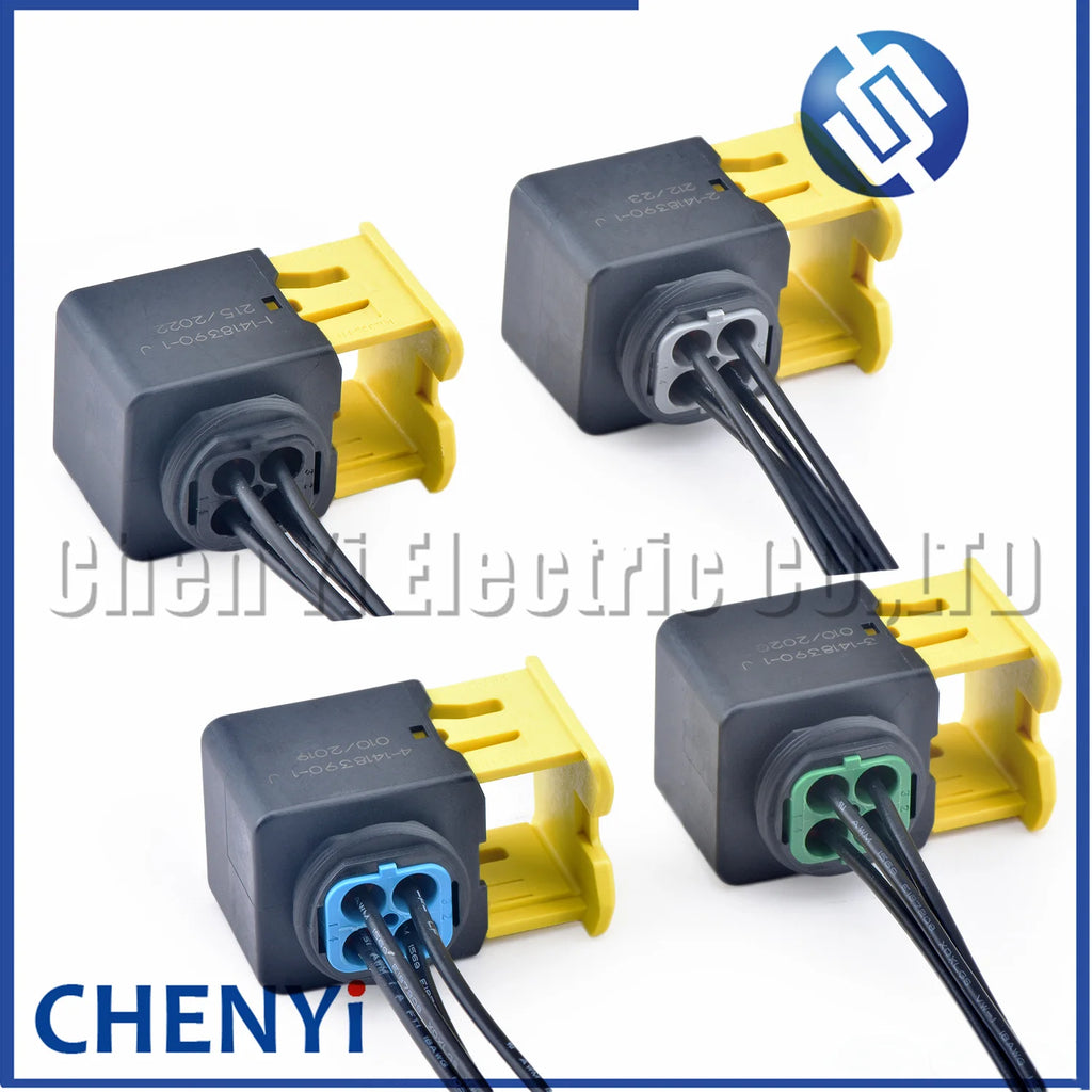 4 Pin New Energy Connector Harness Plug Nitrogen oxygen sensor plug 1-1418390-1 2-1418390-1 3-1418390-1 4-1418390-1 15cm wires