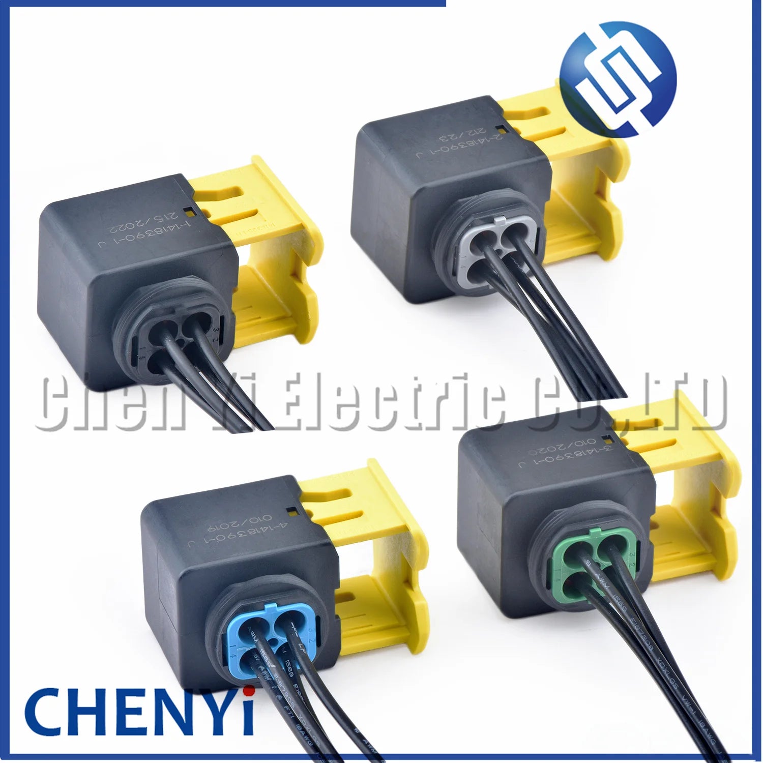 4 Pin New Energy Connector Harness Plug Nitrogen oxygen sensor plug 1-1418390-1 2-1418390-1 3-1418390-1 4-1418390-1 15cm wires