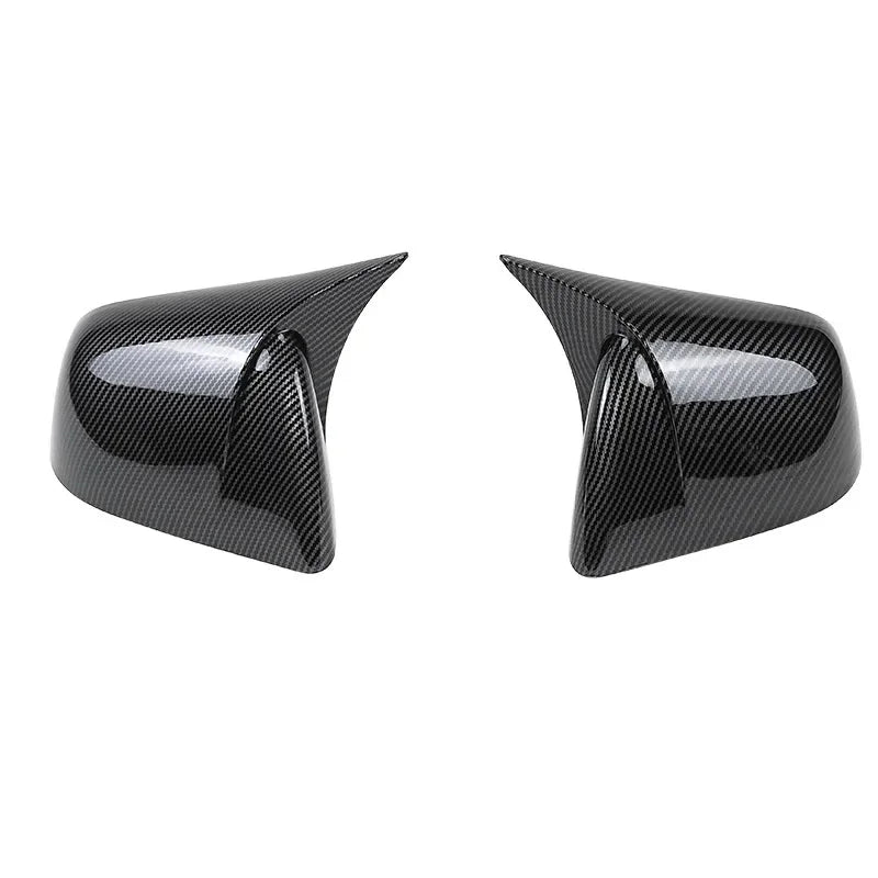 Carbon Fiber Gloss Black Finished Replacement Shell Rearview Mirror Covers Fit For Tesla Model 3 Y Door Side Mirror Caps amabili