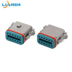 AT06-12SA-RD01 Waterproof Connector - 12-Pin Wiring Harness Plug-In Female Connector with Terminal AT06-12SA