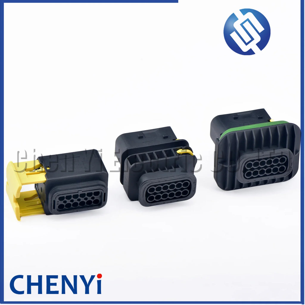 12 Pin Female or male Automotive Waterproof Wire Harness Wiring Connector plug 1-1703639-1 1-1564520-1 0-1670898-1 1-1564414-1