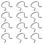 12Pcs Car Door Handle  Crank Retainer Horseshoe Clip Set For Chevrolet For Pontiac Car Horseshoe Clips Replacement Accessories