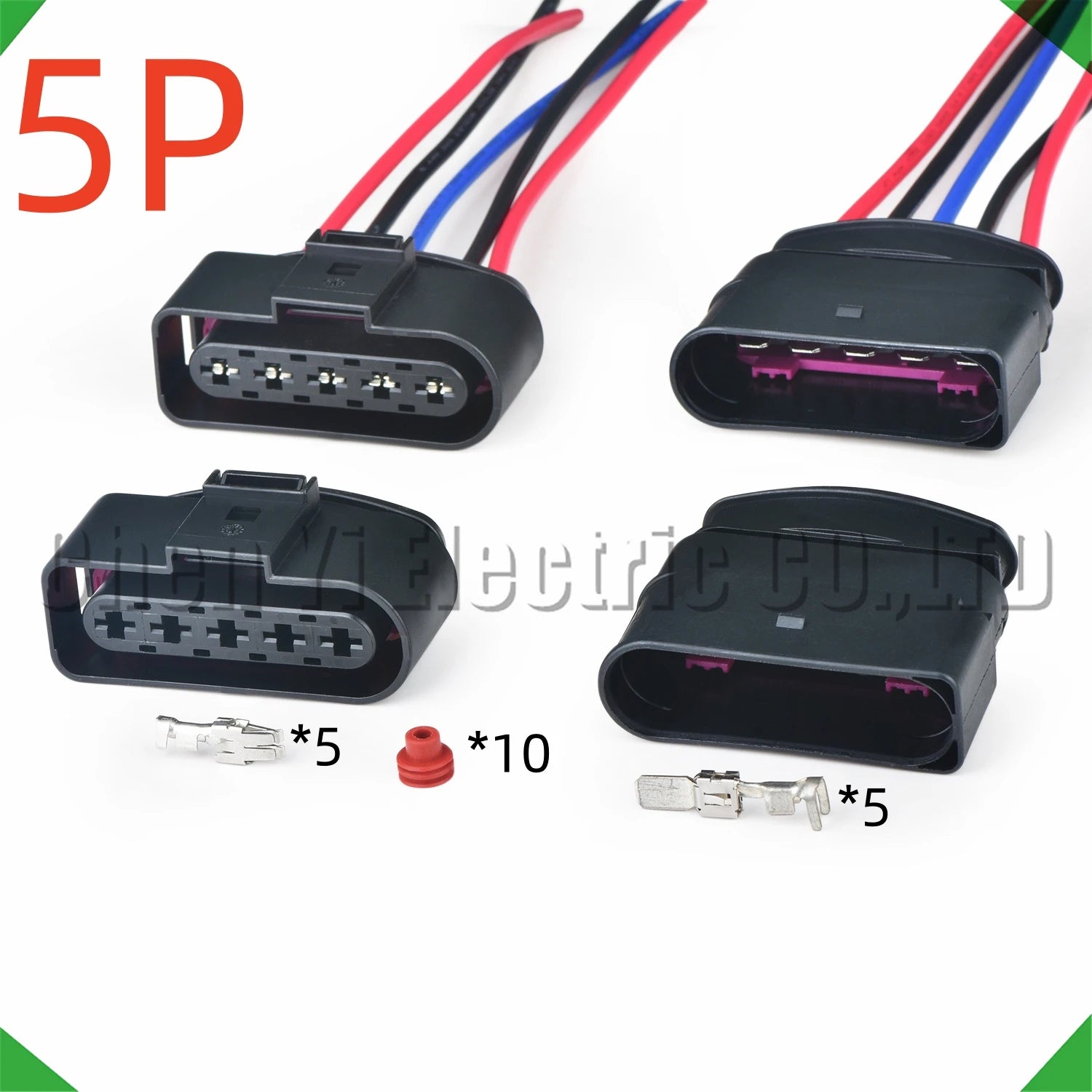5-pin auto connector automotive connectors module harness 6n0973755 6n0973855 vw audi