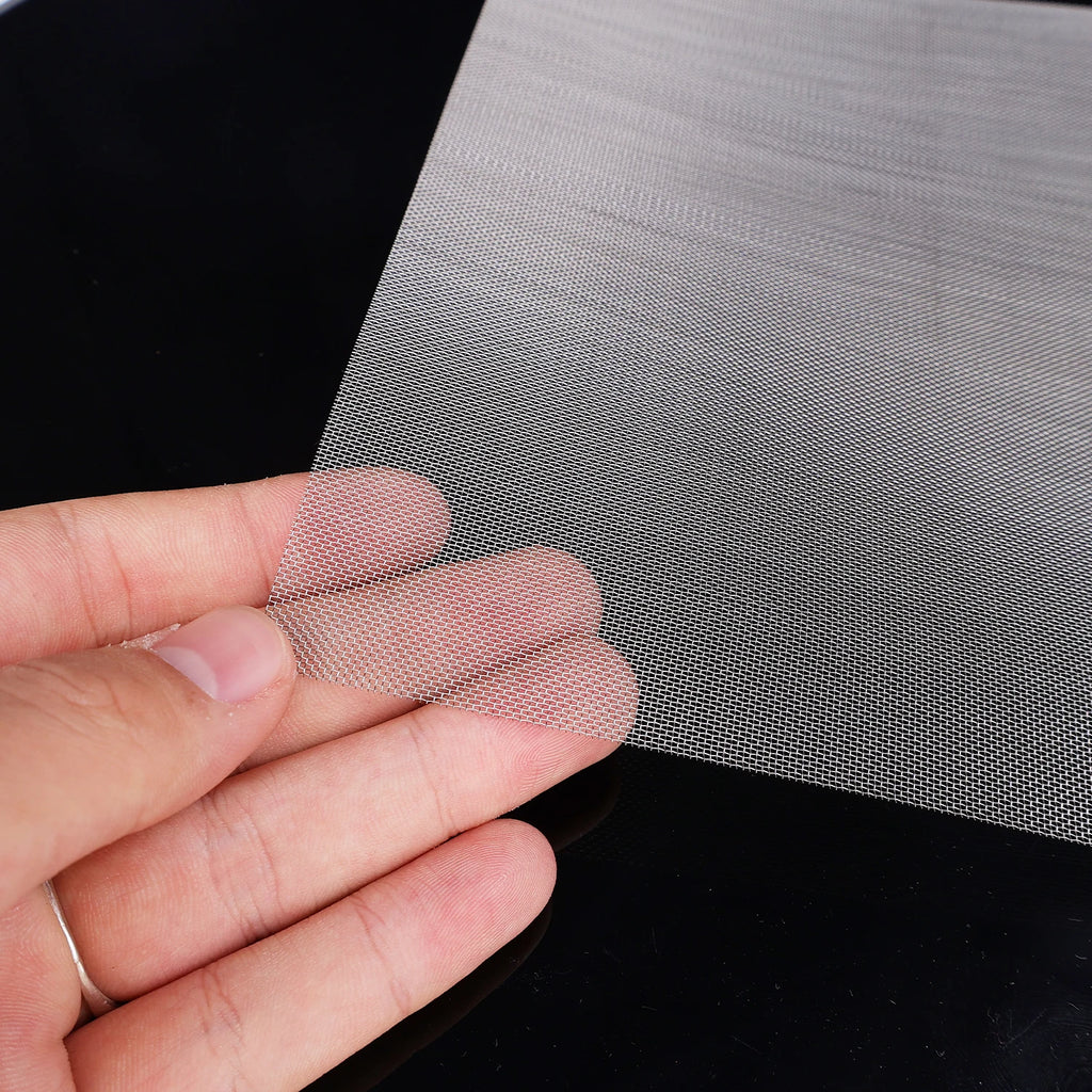 Automobile Bumper Stainless Steel Repair Mesh Plastic Crack Repair Mesh Welding Wire Mesh Net for Bumper Body Hood Vents 15x20cm