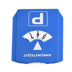 1 Pc Car Parking Disc Timer Clock Arrival Time Display Blue Plastic Portable Parking Time Tools 24 Parking Disc Parking Meters