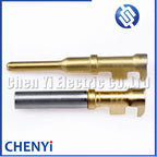 20 pcs Pin Contact 1060-16-0144 1062-16-0988 brass Gold plating 18-14 AWG  Wire Size Crimp Terminal For Deutsch DT 1.5mm Series