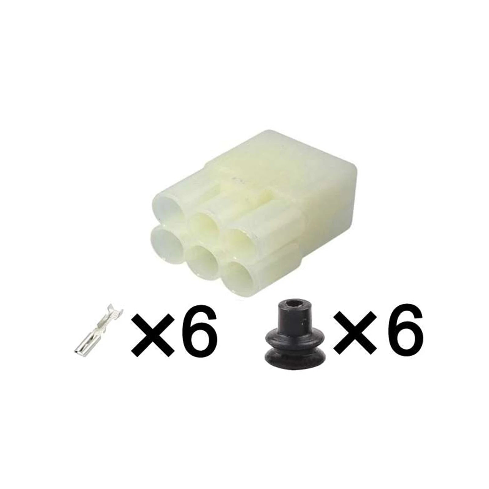 AMP 6Pin Connector Waterproof 2.2mm Male Female Connector Automotive Wiring Harness Cable Socket for Toyota 6189-6171 6180-6181