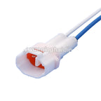 2 Pin Waterproof 2 mm Male Female White Auto Connector Automotive Plug Wiring Harness For Motorcycle 6180-2181 6187-2171