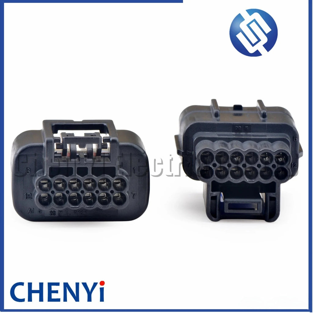 12 pin auto waterproof connector Car electric eye reversing radar harness plug 7283-4038-30 7282-4038-30 For Nissan Toyota Honda