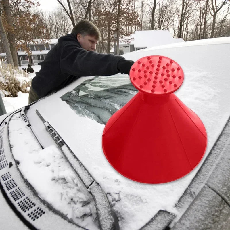 Car Windshield Wiper, Ice Scraper, Multifunctional Snow Scraper Magic Tapered Lightweight Plastic Snow Show Christmas Gift Amagi