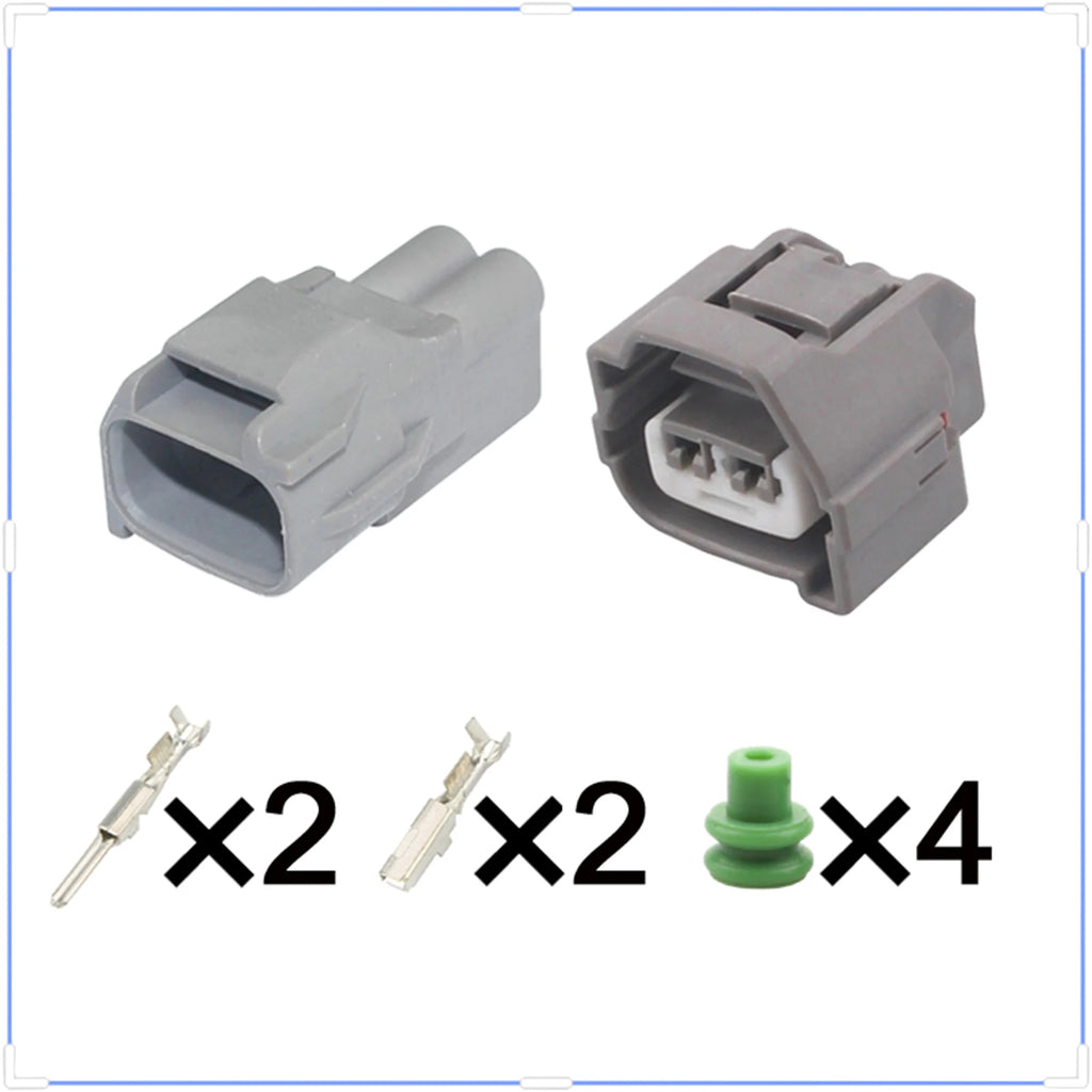 2 Pin Connectors Waterproof 4.8mm Male Female Connector Automotive Wiring Harness Terminals Cable Socket 90980-10901 90980-10899