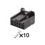 10-PIN Unsealed Automobile Electric Cable Connector 1.5mm Series Male Female Connectors Cable Plug For Toyota 7289-7613-30