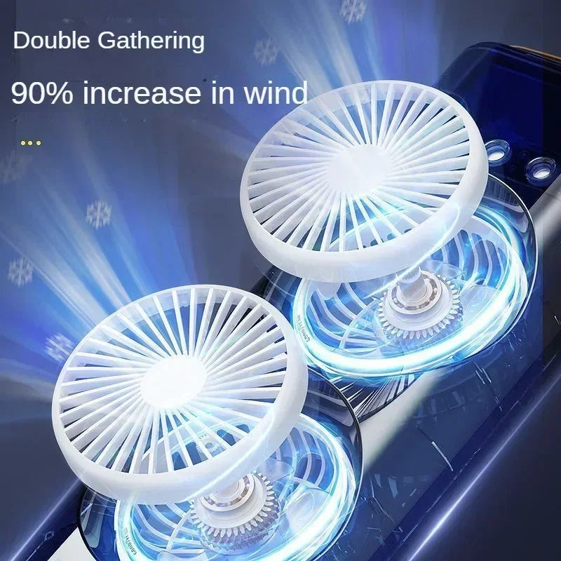 Spray Air Conditioning Fan Refrigeration Fan Household Portable Cooling Fan USB Charge Mini Electric Fan Amagi