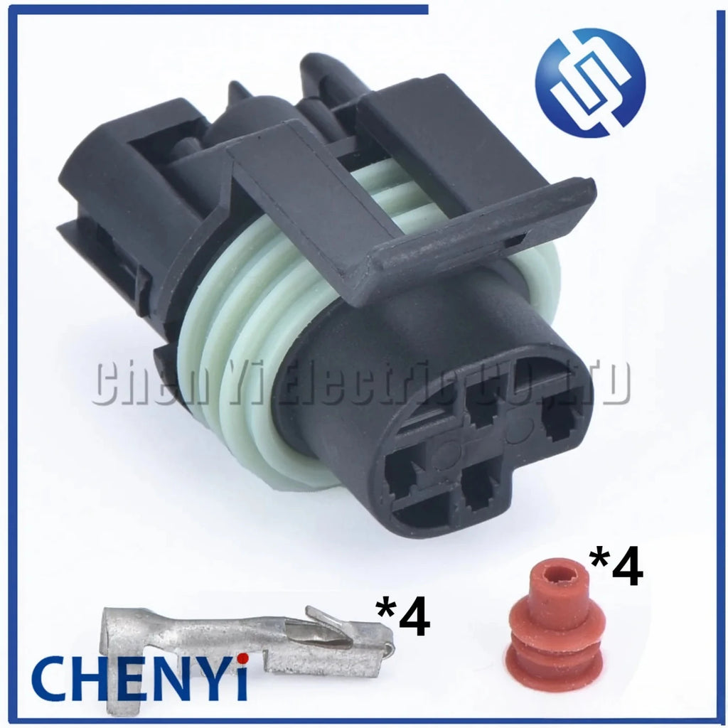 5 sets 4 Pin 1.5mm series Metri-Pack 150 Sealed Female Electrical Connector 12065298 Oxygen Sensor Plug