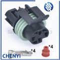 5 sets 4 Pin 1.5mm series Metri-Pack 150 Sealed Female Electrical Connector 12065298 Oxygen Sensor Plug