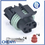 5 sets 4 Pin 1.5mm series Metri-Pack 150 Sealed Female Electrical Connector 12065298 Oxygen Sensor Plug