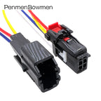 1 Set 4 Pin 0.6mm Auto Ventilation Seat Motor Electrical Cable Connectors Plug Wire Harness 6098-7779 6098-8435