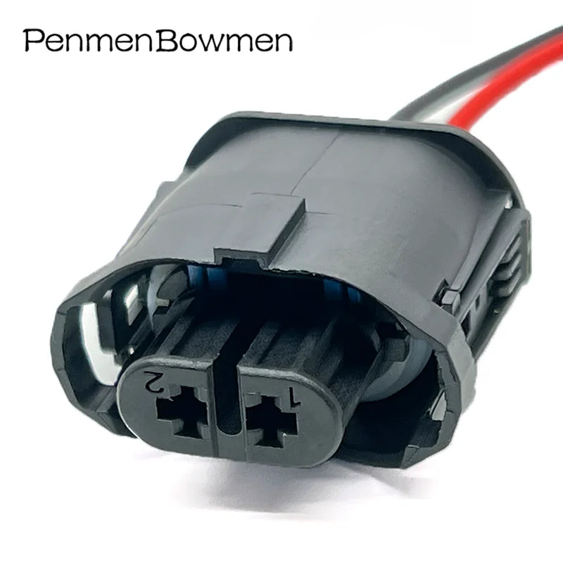1 Set 2 Pin 1-1355668-2 Car Front Bumper Fog Light Electrical Connectors Waterproof Female Wire Harness Plug 1-1355664-2 for BMW