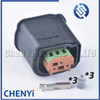 3 Pin Auto waterproof connector PDC Parking Sensor Plug 2-967642-1 4B0 972 883 A 4G0 972 883 968401-1 4B0972883A 4G0972883