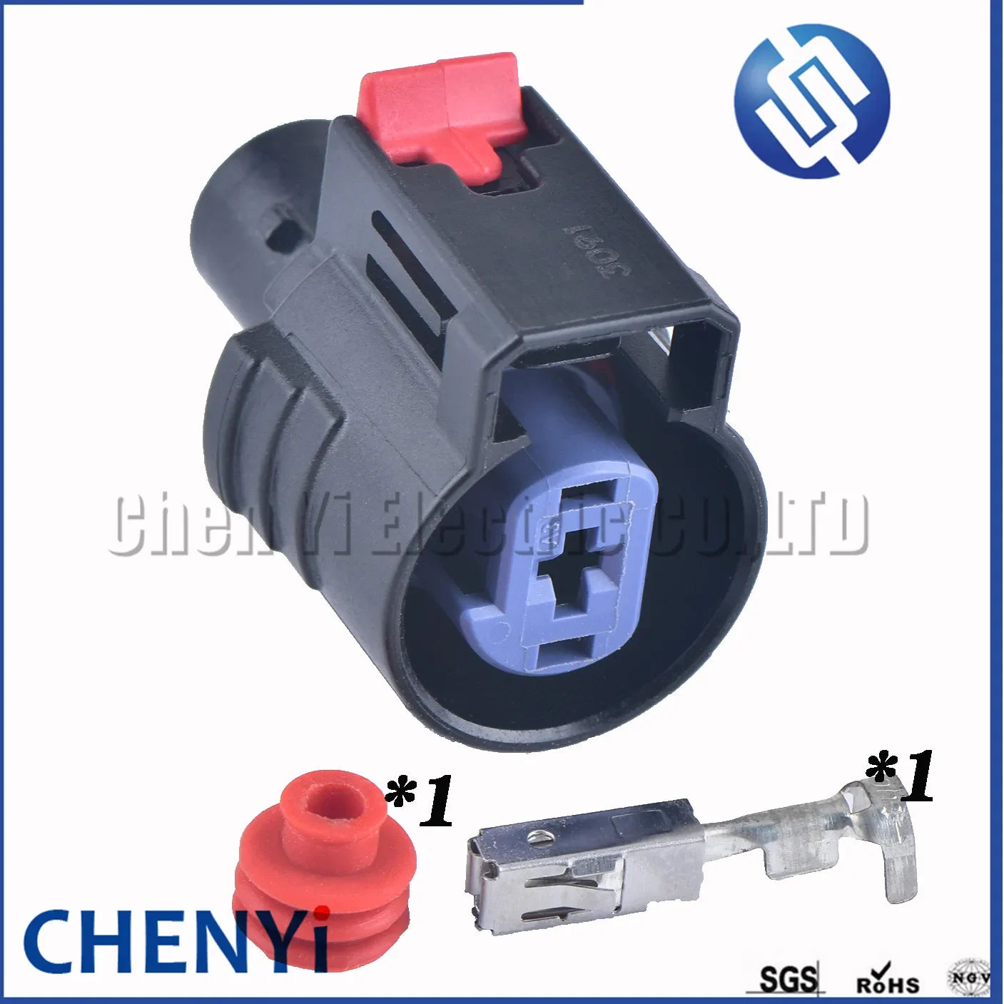 1 Pin Automotive waterproof connector engines ignition starter wire harness plug 2098198-5 19300471 For GMC GM Buick Chevrolet