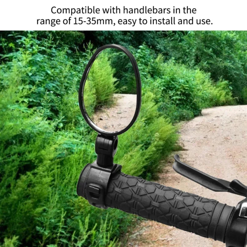 Universal Bicycle Handlebar Mirror 360° Adjustable Rear View for Bike Motorcycle Cycling Safety Amagi Mount Design Amagi
