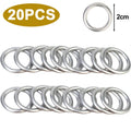 Car Engine Oil Pan Drain Screw Gasket 14mm I.D. Aluminium Sealing Circle Transmission Oil Drain Plug Gasket for Volkswagen Audi