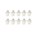 10pcs Car Interior Bumper Mud Guard Trim Clips For Smart For Fortwo 450 451 For Cabrio Coupe Rear Mudguard Fastener Kit Clips