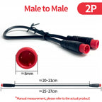 4/10Pcs M8 Waterproof Connectors 2/3/4/5/6 Pin, Male & Female Plug Socket Set, IP67 Wire Cable Connector Kit
