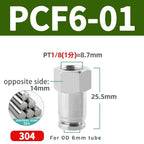 304 Stainless Steel Quick-Connect Air Hose Fittings - BSP 1/8",1/4",3/8",1/2 Pneumatic Pipe Connectors with Corrosion Resistance