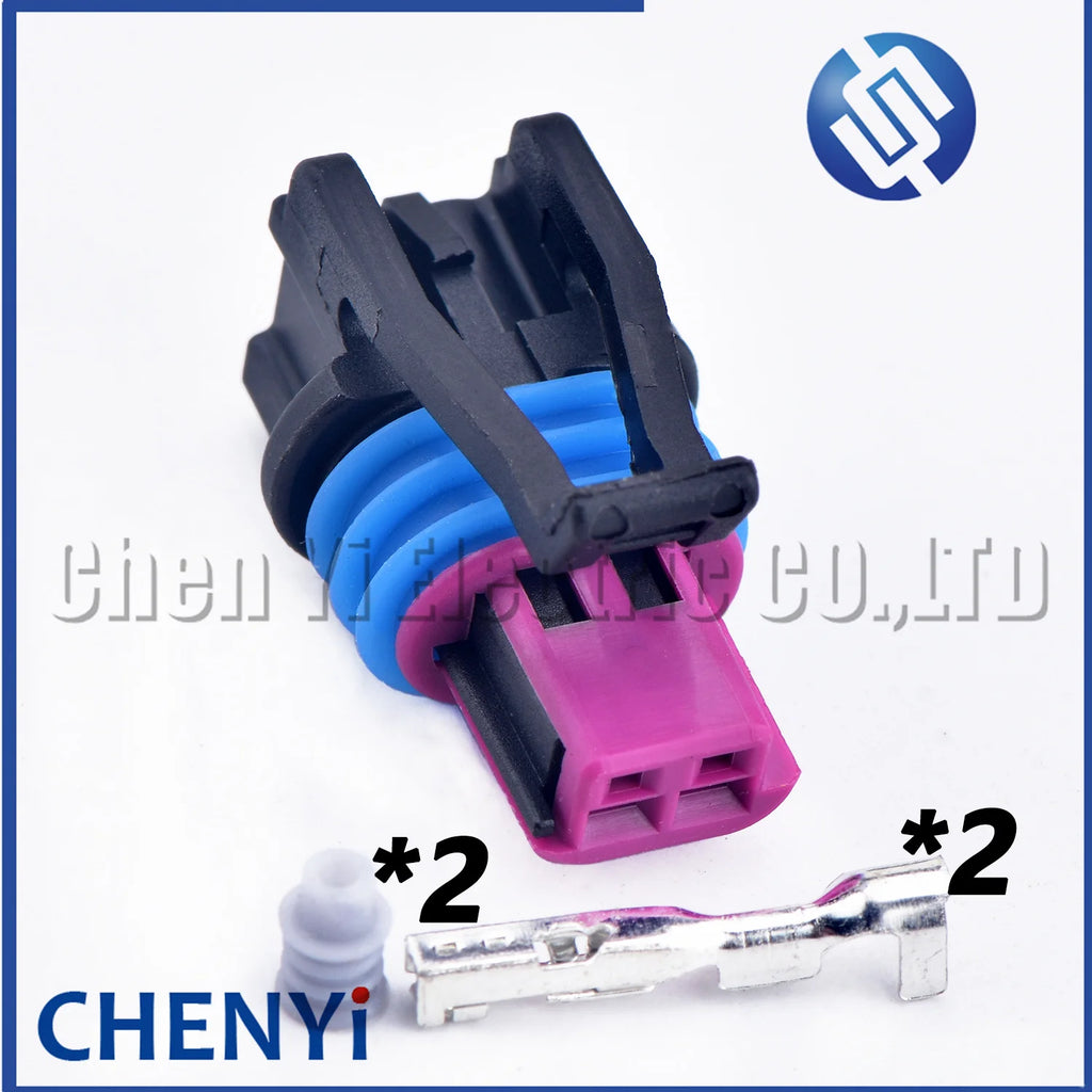 2 Pin Car water temperature sensor connector Turn signal warning light plug 15449028 13543639 For cadillac Buick Chevrolet