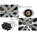 New 20Pcs 17/19/21mm Car Wheel Nut Caps For Ford Ranger C-Max S-Max Focus Galaxy Mondeo Transit Tourneo Custom car Accessories