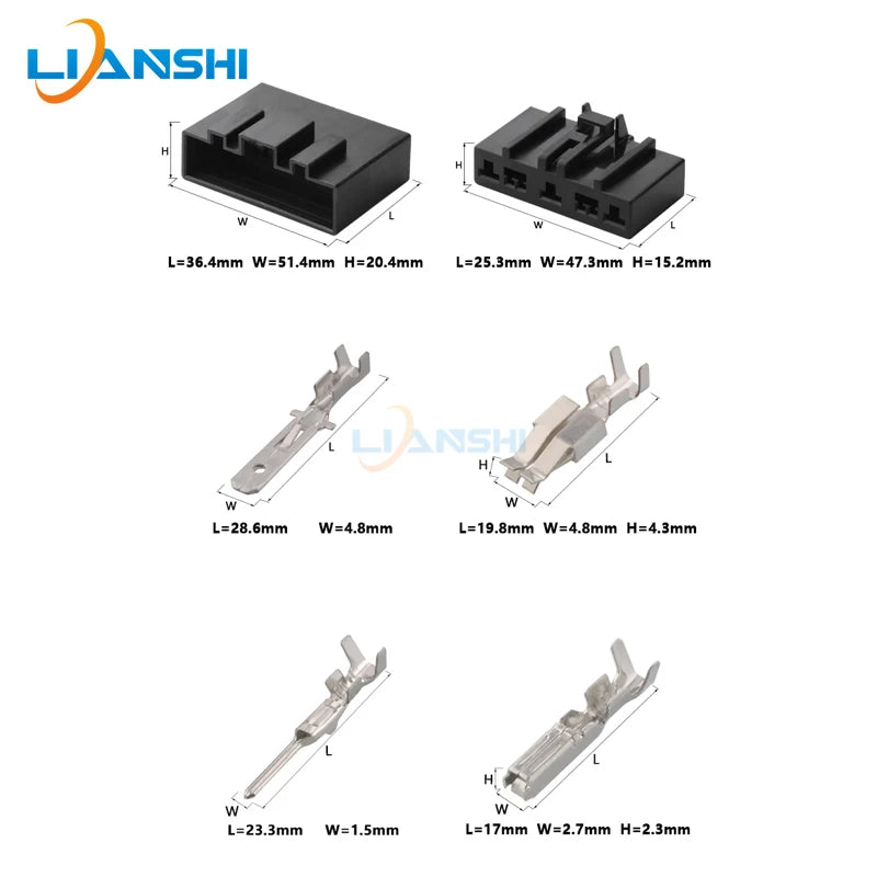Applicable to Ford Motor one-button ignition 7p plug composite connector DJ7071-1.5 4.8-11/21
