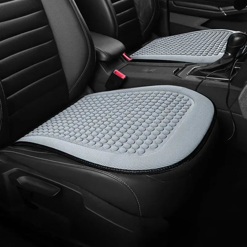 Winter Car Seat Cushion Short Plush Seat Protector Pad with Non-Slip Backing Flocking Cloth Cover Universal Front Covers Amagi