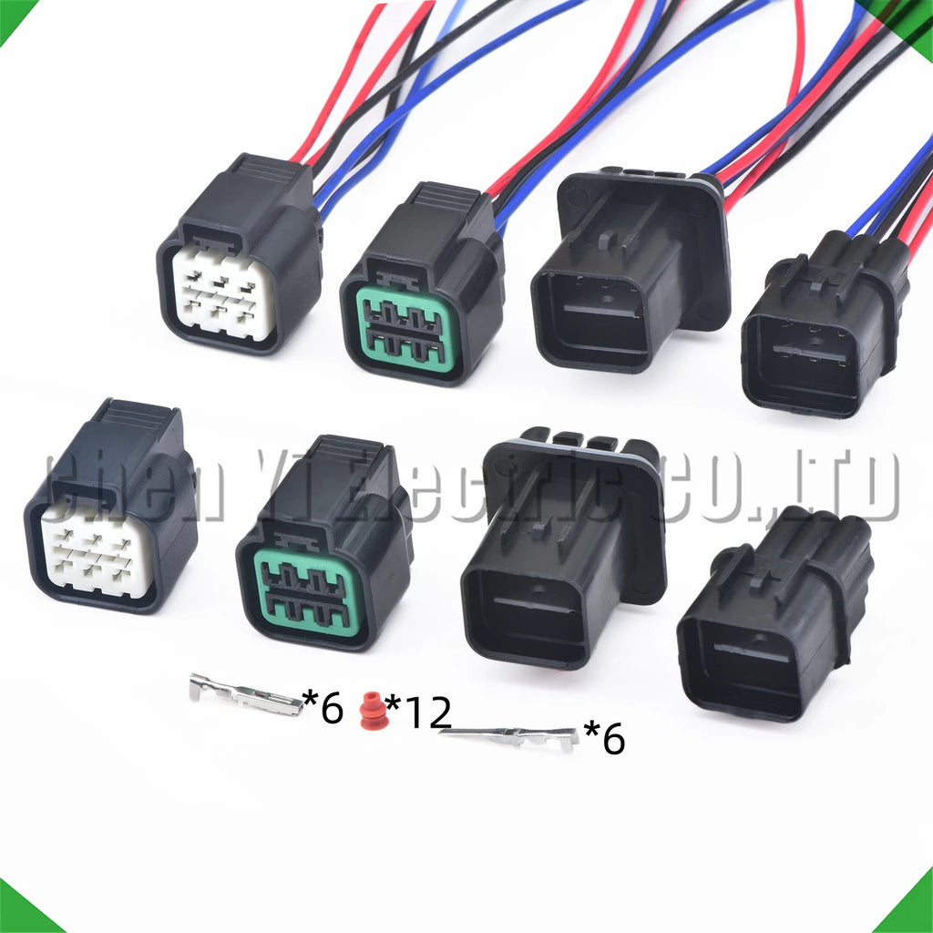 6-Pin Wire Harness Automotive Waterproof Connector Headlamp Oxygen harness PB621-06020