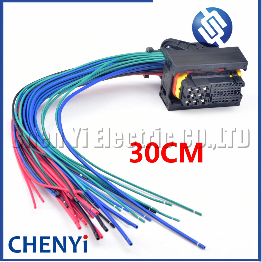 40 Pin 81 Pin 121 Pin PCB ECU Socket Engine computer board Connector ME7 EDC15 Wire plug 1473244-1 1473247-1 1473252-1 With Pins