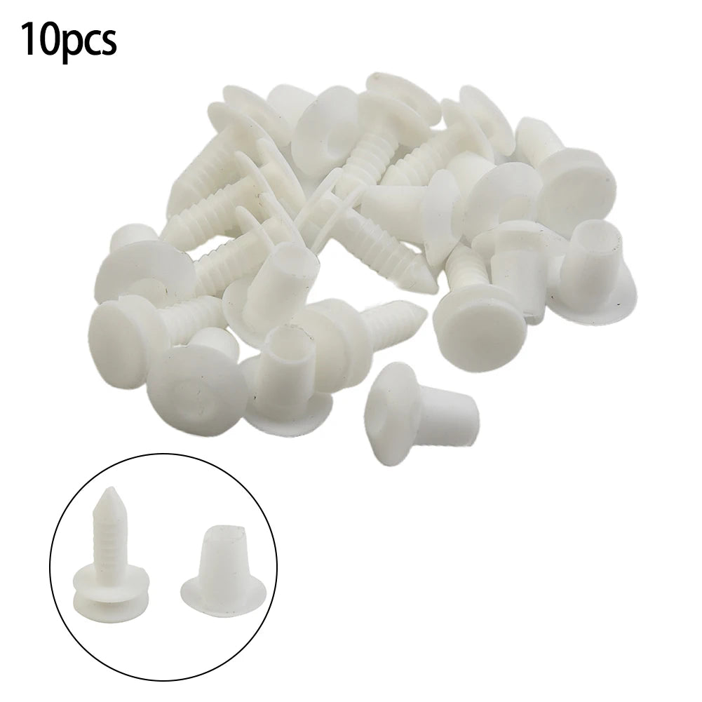 10Pcs Car Trim Cover Clip For Transporter T5 Decorative Cover With Buttonhole Plastic Fastener Clip Interior Accessories