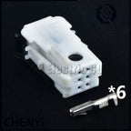 6 Pin Auto RD9 RD45 CD player connector Rear view mirror plug 953382-1 953382-2 953382-3 953382-4 For PEUGEOT 301 CITROEN C4 C5