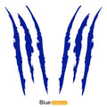 New 1pcs Claw Marks Headlight Decal Car Sticker Monster Claw Marks Car Headlight Stripes Scratch Vinyl Decal Universal For Most