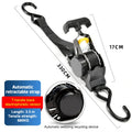 Retractable Auto Ratchet Strap Automatic Shrink Bundle Tape Retractable Belts For Motorcycles Convenience Luggage Straps