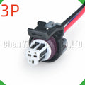 3 Pin Automotive Connectors Engine Oil Temp Gauge Air conditioning pressure sensor Wire...