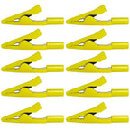 4/10/40PCS Mini Insulated Alligator Clips, Solderable Pure Copper Jaws,Fully Insulated Tips for Safe Electronics Testing and DIY