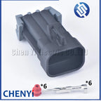 6 Pin Female or Male Automotive Waterproof Wire Connector Plug 12052848 12124107 For Car Wiring